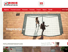 Tablet Screenshot of binisbeton.com